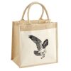 Cotton Pocket Jute Midi Tote Thumbnail