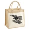 Cotton Pocket Jute Midi Tote Thumbnail