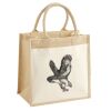 Cotton Pocket Jute Midi Tote Thumbnail