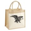 Cotton Pocket Jute Midi Tote Thumbnail