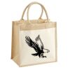 Cotton Pocket Jute Midi Tote Thumbnail