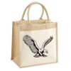 Cotton Pocket Jute Midi Tote Thumbnail