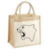 Cotton Pocket Jute Midi Tote Thumbnail