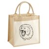 Cotton Pocket Jute Midi Tote Thumbnail