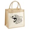 Cotton Pocket Jute Midi Tote Thumbnail