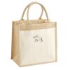 Cotton Pocket Jute Midi Tote Thumbnail