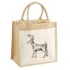 Cotton Pocket Jute Midi Tote Thumbnail