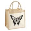 Cotton Pocket Jute Midi Tote Thumbnail