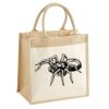 Cotton Pocket Jute Midi Tote Thumbnail