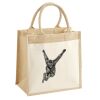 Cotton Pocket Jute Midi Tote Thumbnail