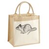 Cotton Pocket Jute Midi Tote Thumbnail