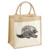 Cotton Pocket Jute Midi Tote Thumbnail