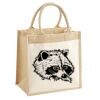 Cotton Pocket Jute Midi Tote Thumbnail