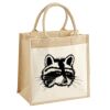 Cotton Pocket Jute Midi Tote Thumbnail