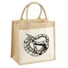 Cotton Pocket Jute Midi Tote Thumbnail