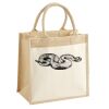 Cotton Pocket Jute Midi Tote Thumbnail