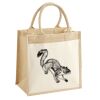 Cotton Pocket Jute Midi Tote Thumbnail
