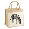 Cotton Pocket Jute Midi Tote Thumbnail