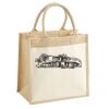 Cotton Pocket Jute Midi Tote Thumbnail