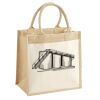 Cotton Pocket Jute Midi Tote Thumbnail