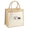 Cotton Pocket Jute Midi Tote Thumbnail