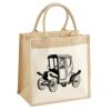 Cotton Pocket Jute Midi Tote Thumbnail