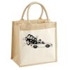 Cotton Pocket Jute Midi Tote Thumbnail