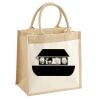 Cotton Pocket Jute Midi Tote Thumbnail