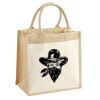 Cotton Pocket Jute Midi Tote Thumbnail