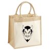 Cotton Pocket Jute Midi Tote Thumbnail