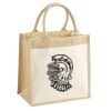 Cotton Pocket Jute Midi Tote Thumbnail