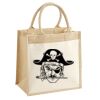 Cotton Pocket Jute Midi Tote Thumbnail