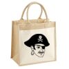 Cotton Pocket Jute Midi Tote Thumbnail