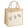 Cotton Pocket Jute Midi Tote Thumbnail