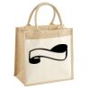 Cotton Pocket Jute Midi Tote Thumbnail