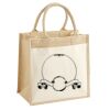 Cotton Pocket Jute Midi Tote Thumbnail