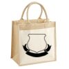 Cotton Pocket Jute Midi Tote Thumbnail