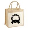Cotton Pocket Jute Midi Tote Thumbnail