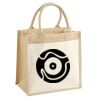 Cotton Pocket Jute Midi Tote Thumbnail