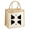 Cotton Pocket Jute Midi Tote Thumbnail
