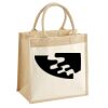 Cotton Pocket Jute Midi Tote Thumbnail