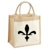Cotton Pocket Jute Midi Tote Thumbnail