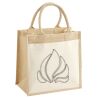 Cotton Pocket Jute Midi Tote Thumbnail