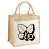 Cotton Pocket Jute Midi Tote Thumbnail