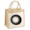 Cotton Pocket Jute Midi Tote Thumbnail