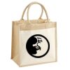 Cotton Pocket Jute Midi Tote Thumbnail