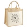 Cotton Pocket Jute Midi Tote Thumbnail