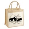 Cotton Pocket Jute Midi Tote Thumbnail