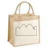 Cotton Pocket Jute Midi Tote Thumbnail
