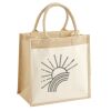 Cotton Pocket Jute Midi Tote Thumbnail
